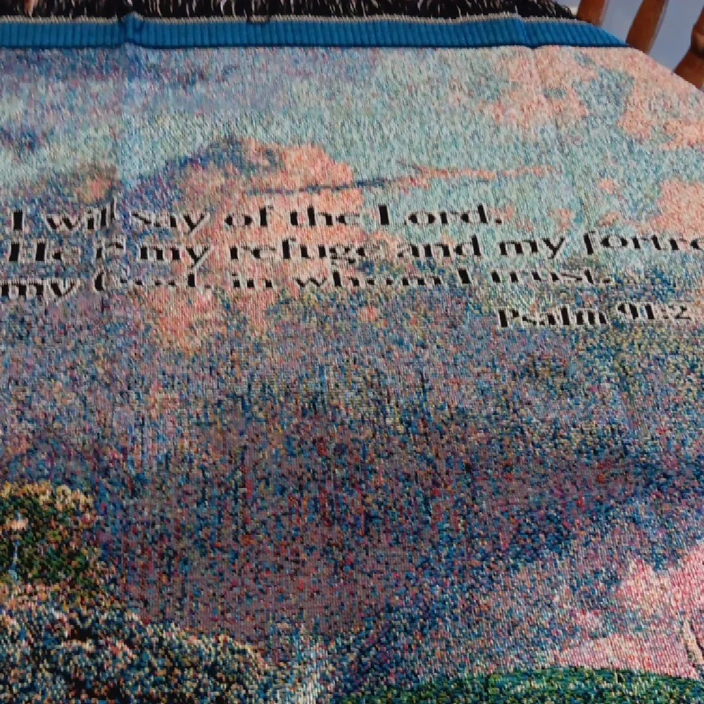 Scenic Lighthouse Tapestry Blanket